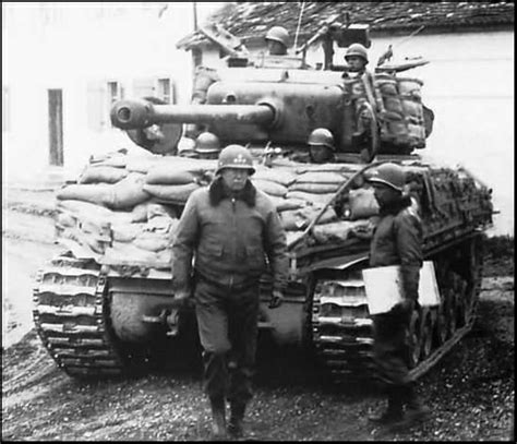 An Upset George S Patton Returns From Chastising A Tank Crew For