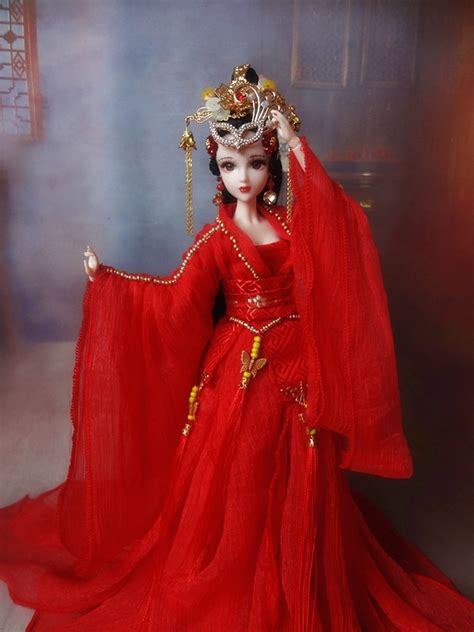 Collectible Chinese Ancient Dolls 32cm Traditional Oriental Bjd Doll With 12 Joints Movable Yang