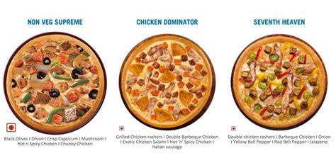 When available, we provide pictures, dish ratings, and descriptions of each menu item and its price. Dominos Best Pizza and Crust in India