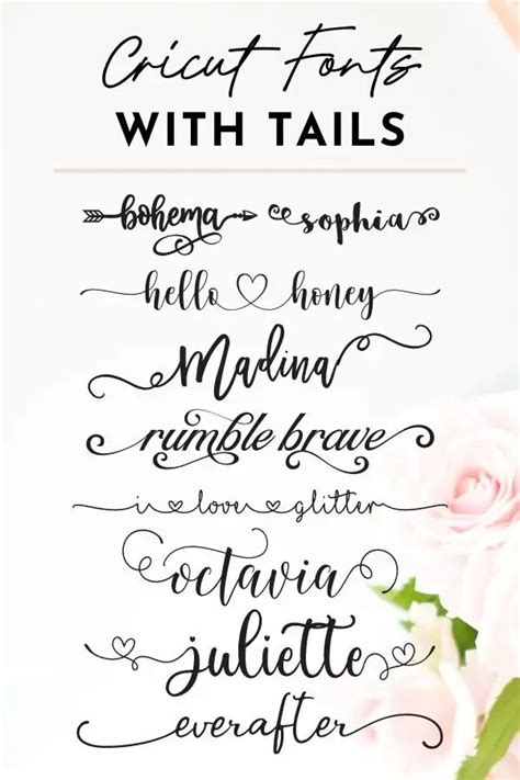 9 Cricut Fonts With Tails You Absolutely Need For Your Next Project