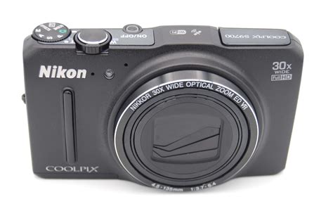Nikon Coolpix S9700 160mp 3screen 30x Digital Camera Black No
