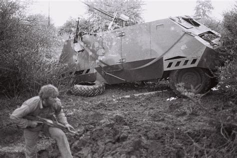 Disabled Armored Fighting Vehicle Rhodesia 1970s Destroyedtanks