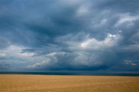 Chris Zimmer Thunderstorm Clouds Over Lake Erie At Mentor Headlands