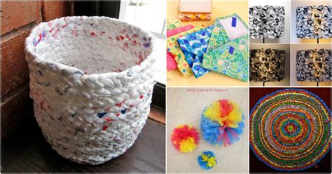 30 Upcycling Ideas To Turn Grocery Bags Into Brilliant Items Diy And Crafts