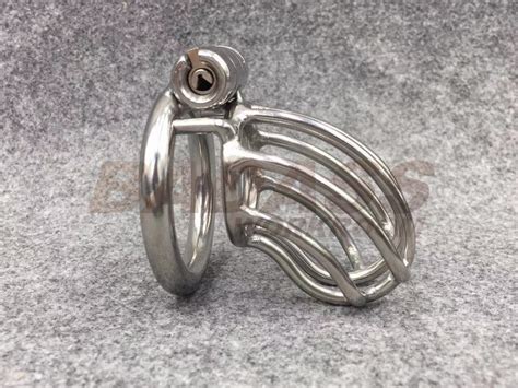 Custom Chastity Cage Ba Integrated Lock Cock Cage Etsy