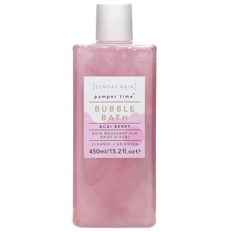 Sunday Rain Pamper Time Bubble Bath Acai Berry 152 Fl Oz 450 Ml