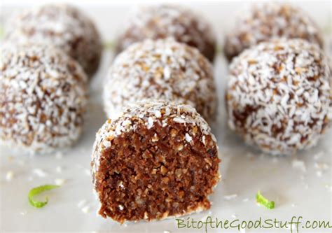 cocoa lime energy bites vegan gluten free bit of the good stuff