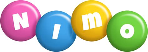Nimo Logo Name Logo Generator Candy Pastel Lager Bowling Pin
