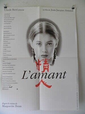 The Lover L Amant Original Medium Poster By Jane March Ebay