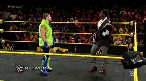 wwe on twitter mmmgorgeous returned to wwenxt and he didn t show up just to take a