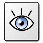 Eye Icon Nuvola Open Commons Transparent Freeiconspng