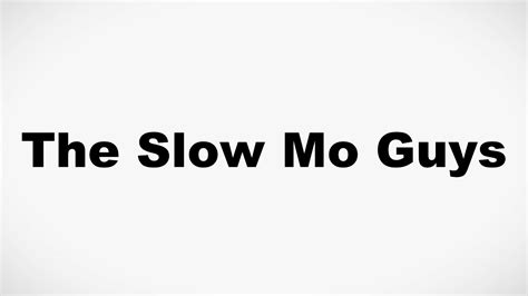 how to pronounce the slow mo guys youtube