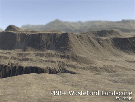 Pbr Wasteland Landscape 3d 풍경 Unity Asset Store