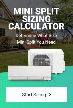 Mini Split And HVAC Sizing Calculator Hvac Hvac System Tips