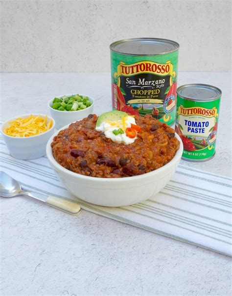 taco chili is a hearty game day chili made with taco seasonings