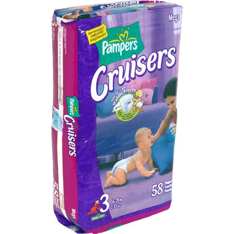 Pampers Cruisers Diapers Size 3 16 28 Lbs Sesame Street Mega