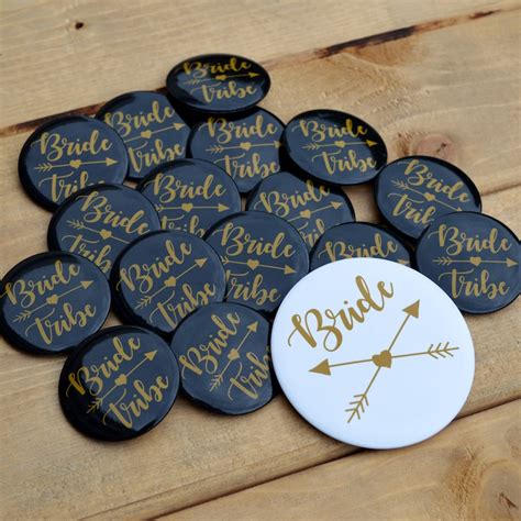 Bride Tribe Hen Party Badge Bride To Be Hen Do Favours Etsy Uk