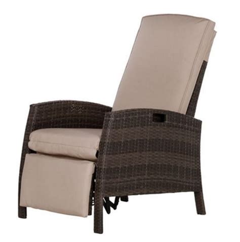 Itapema stackable garden armchair in resin string. Mali Rattan Effect Reclining Garden Chair http://www ...