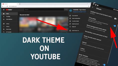 Cara Mengatur Tampilan Youtube Ke Dark Mode Androidiosdesktop