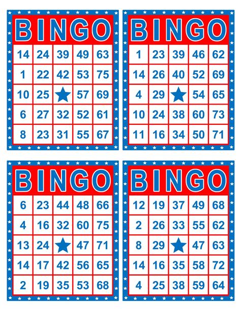 50 Free Printable Bingo Cards 50`s Bingo Cards To Download Print And