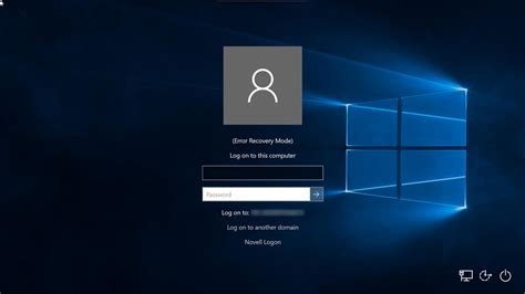 Windows 10 Login Screen Error Recovery Mode Microsoft Community