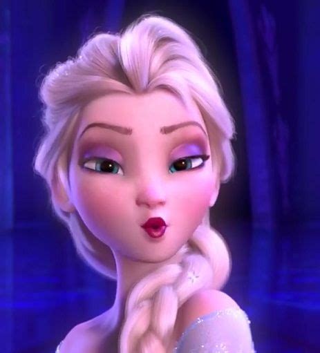 Elsa S Kiss Disney Disney Funny Disney Characters
