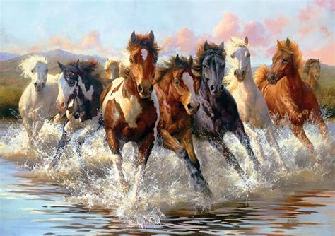 7 Horses Painting 1440x1015 Wallpaper