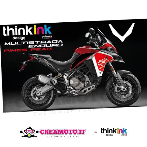 Multistrada 1260 s pikes peak m.y.18. Grafica "Pikes Peak" Multistrada Enduro - Creamoto.it ...