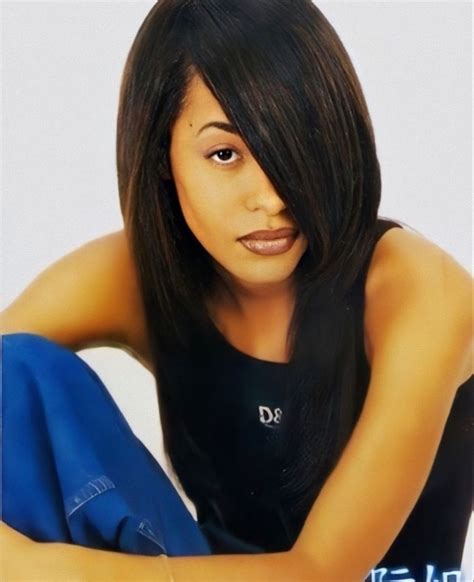 Pin By C Lo On I ♥️ Aaliyah Black Fact Hair Styles Long Hair Styles