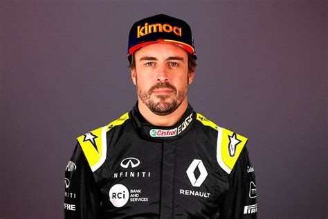 Fernando Alonso Renault Artwork Of Fernando Alonso In His Race