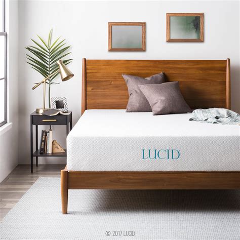 Memory foam mattresses provide the ultimate in comfort by cleverly moulding to your body's contours. Lucid 12" Gel Memory Foam Mattress, Firm, Full - Walmart ...