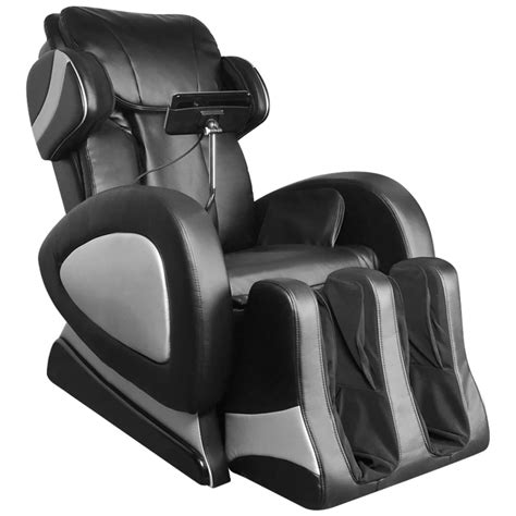 Ikayaa Black Armchair Reclining Massage Chair Excellent Chair For