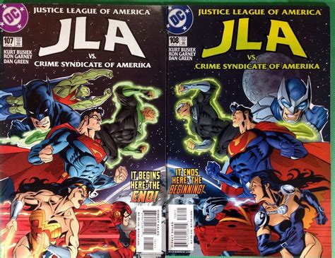 Jla 1997 107 114 Complete Versus Crime Syndicate Story Line Justice