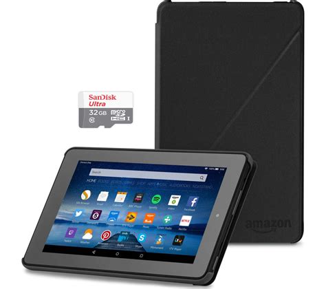 Buy Amazon Fire 7 Tablet Bundle 8 Gb Black Free Delivery Currys