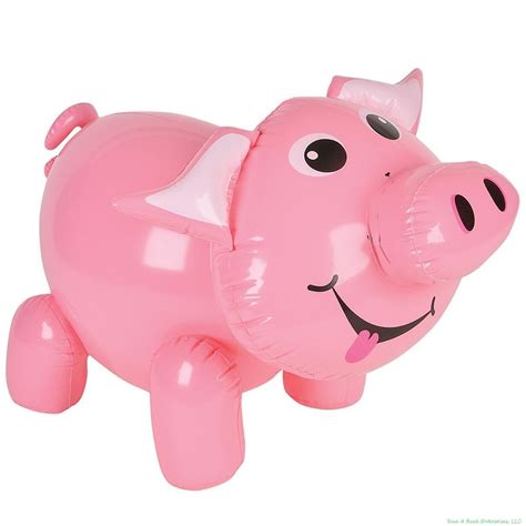 20 Inflatable Pig Blow Up ~ Cute Piggie Piggy Swine Party Decoration
