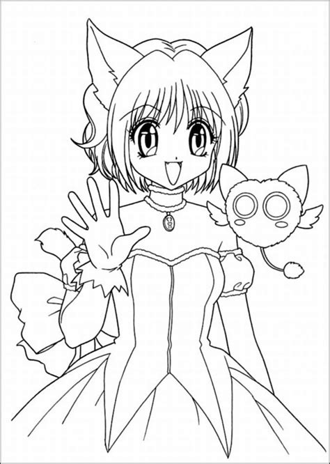 Printable Anime Coloring Page Free Coloring Page Coloring Home