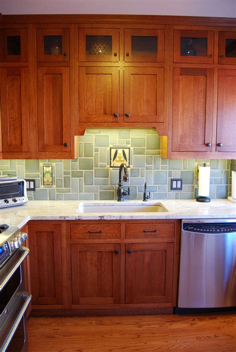 Hard to believe, but that kitchen looks bigger than it ever has! 2-Tier Inset Quarter Sawn Oak Kitchen | Custom kitchen ...