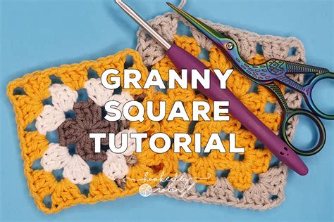 Crochet Granny Heart Square — Hooked By Robin
