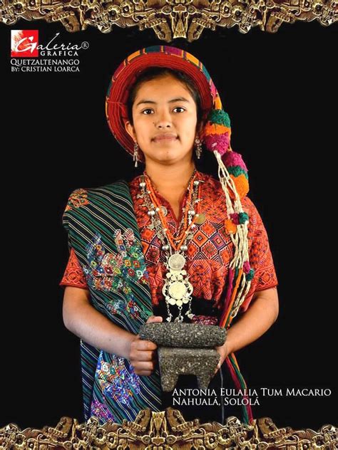 Traje Indígena De Nahualá Sololá Guatemala Guatemalan Clothing Mayan