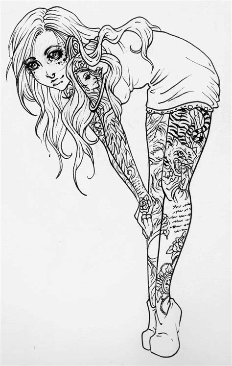 Best 25 Sexy Pin Up Girl Coloring Pages Home Inspiration