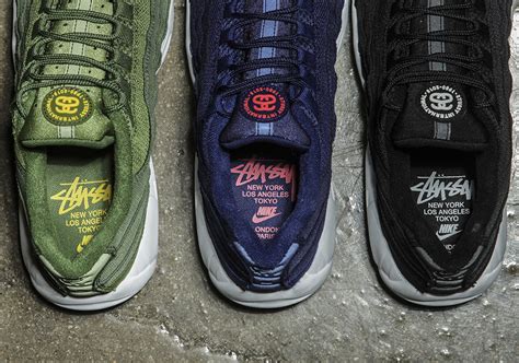 A Detailed Look At The Stussy X Nike Air Max 95 Collection