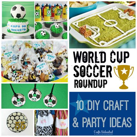 Soccer Crafts And Party Ideas Roundup Crafts Unleashed Soccer Crafts
