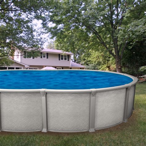Galaxy 18 X 33 Ft Oval Buttress Free Pool Package Pool Supplies Canada