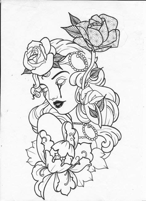 Pin By Taneisha Brenchley On Drawings Skull Coloring Pages Tattoo