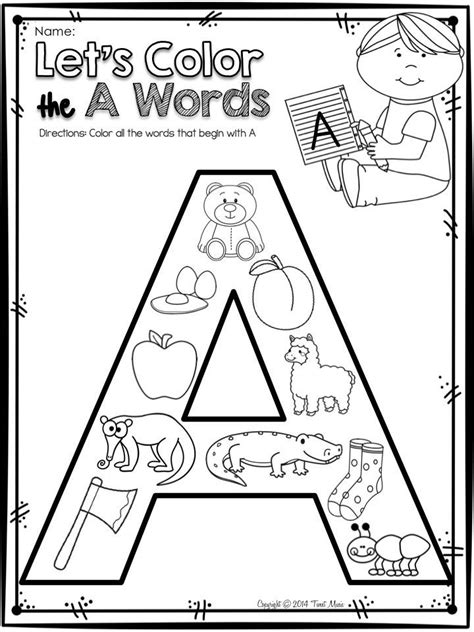 Printable Worksheets For Preschoolers Letters