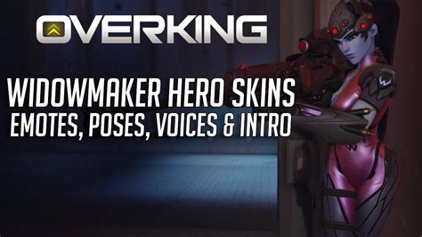 Widowmaker Hero Skins Emotes Poses Voices Sprays And Intro Preview