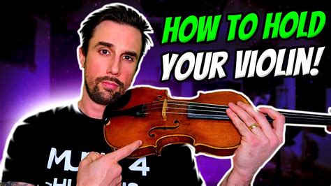 How To Hold A Violin Step By Step Best Tips For Beginners Youtube