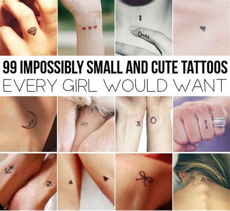 Cute Small Unique Tattoos 60 Best Cute And Small Tattoo Ideas List