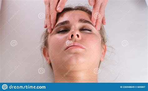 Beautiful Woman In Salon Having Facial Massage Stock Image Image Of Concept Holiday 226948649