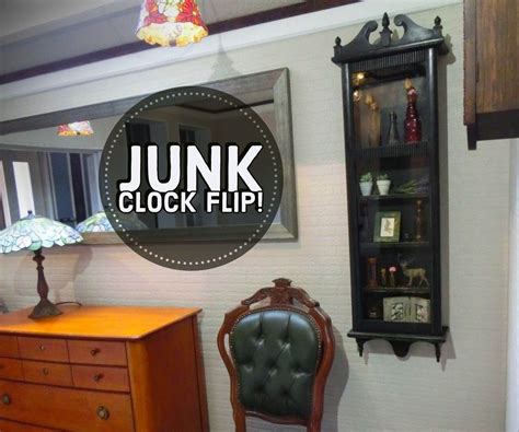 Junk Clock To Wall Cabinet 7 Steps With Pictures